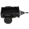 RC Car Hitch Trailer Aluminum Alloy Antislip Rubber Tire Rustproof
