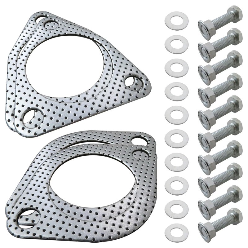 Upgraded G35 350Z Catalytic Converter 4 Gaskets and Hardware for