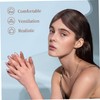 BIUDECO Hair Topper for Women Dark Brown Real Human Hair
