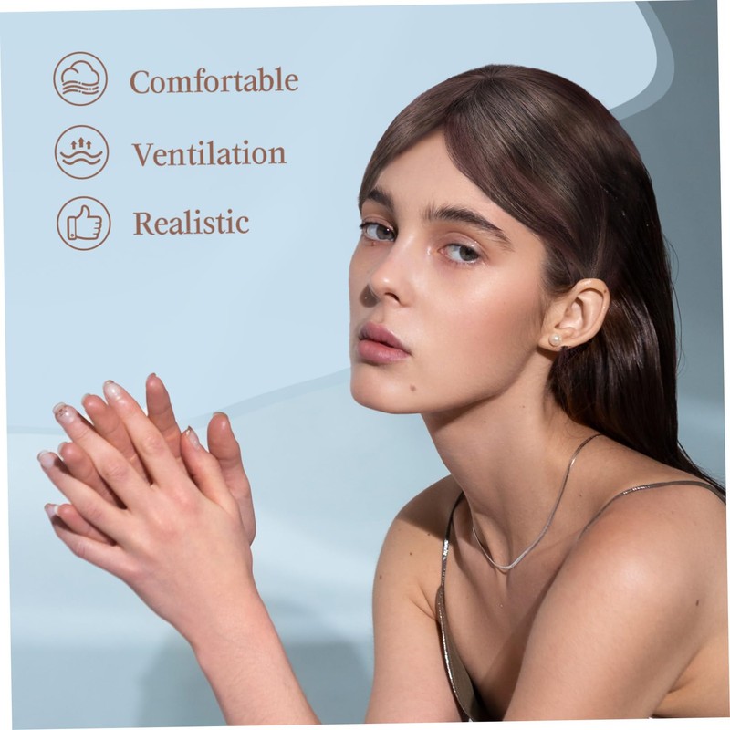 BIUDECO Hair Topper for Women Dark Brown Real Human Hair