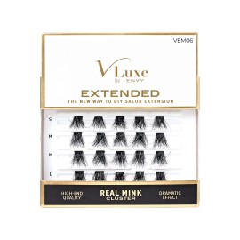 i•ENVY Vluxe Extended 3D Mink False Eyelashes Dramatic Volumizing Reusable Lashes