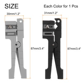 sourcing map Cable Stripping Cutter Tool 45-162 & 45-165 Standard Cable Stripper Fiber Optic Cable Stripper Crimper 1 Set