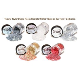 Tammy Taylor -Dazzle Rocks Rockstar Glitter 1oz- NIGHT ON THE TOWN -All 5 Colors