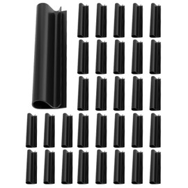 48 Pcs 4.7" Winter Pool Cover Clips - Pool Closing Kit for Above Ground Steel Wall Pools, Wind Guard Clamps for Securing Cover Tightly(Black)