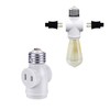 WPJCS Light Bulb to Outlet Adapter, Light Socket to Plug
