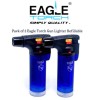 Eagle Torch Gun Lighter WindProof Refillable Lighter (Blue){2}{3}{4 - 3-Count