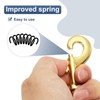 PATIKIL 6pcs Flake Swivel Snap Clip 2.7" Heavy Alloy Flora