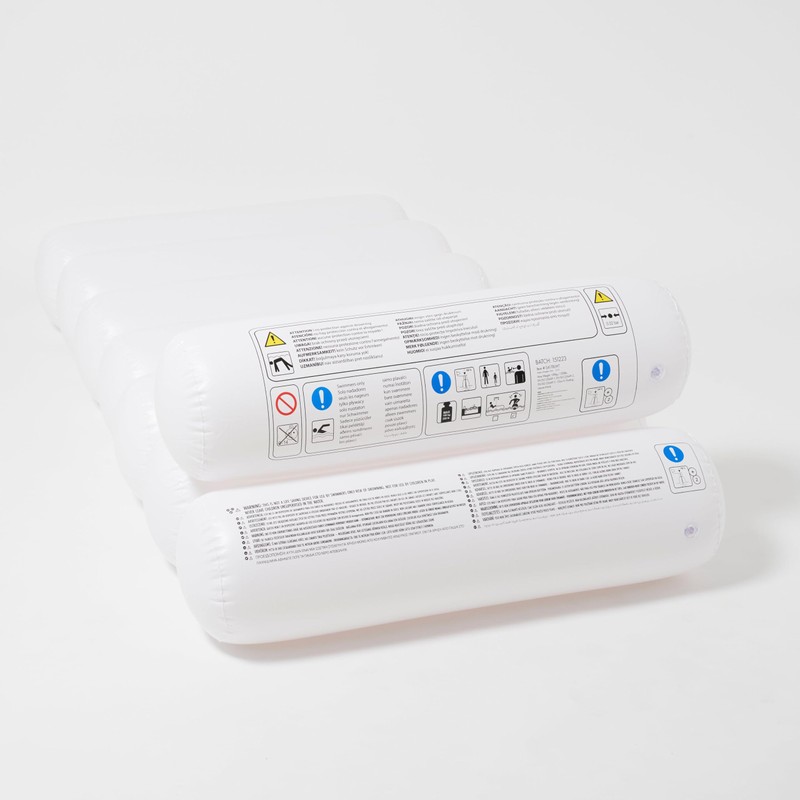 Luxe Tube Lilo | Le Weekend White