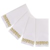 200 Disposable Hand Towels Soft and Absorbent Linen-Feel Paper Hand