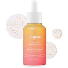 RATAPLAN Stellaria-Vita Suero Iluminador Para Rostro, Vitamina C Pura, Vitamina B12, Glutatión, Vegano, Mejora De Manchas, Textura Mejorada De La