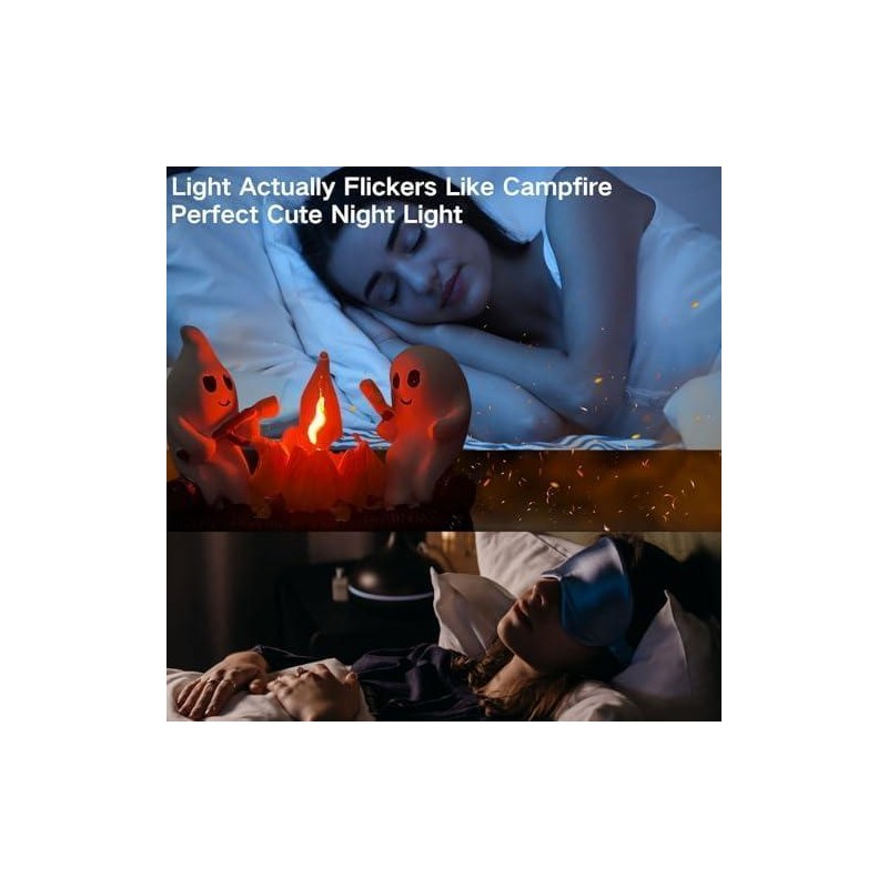 Ghost Campfire Night Light, 2025 Ghost Campfire Night light, 3D