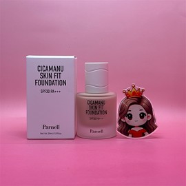 Parnell Panel One-Ply Cover Shikamanu Skin Fit Foundation &&& 30mL No. 0.5 / 파넬 한겹커버 시카마누 스킨 핏 파운데이션 &&& 30mL 0.5호