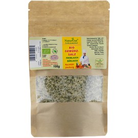 Nachfüllpackung Gewürzsalz Zwiebel BIO 100 g mit Kristallsalz und Kräutern Gewürze Salzgemisch Kräutersalz