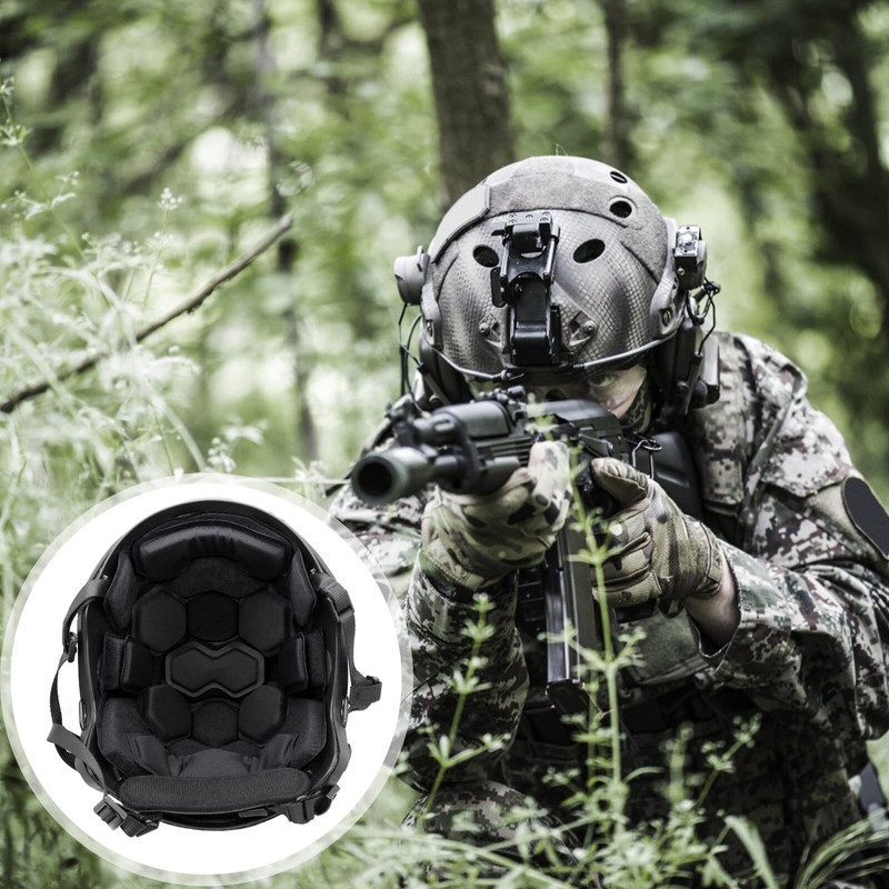Tactical Airsoft Helmet Padding,Helmet Replacement Memory Foam Padding Kits Set,Protective