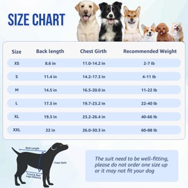 Lukovee Dog Surgery Recovery Suit, Dog Cone E-Collar Alternative After Surgery with Zipper, Pet Recovery Shirt Dog Abdominal Wounds Bandages Preventing Licking Spay Suit for Female Male Dog (Grey,L)