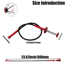 24" Magnetic Pickup Tool with 4-Claw Grabber -Flexible Retrieval Tool for Metal Objects in Tight Spaces (Engine, Sink, Drains, Jewelry)
