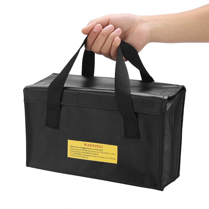 Explosionproof Lipo Battery Safe Bag Large Space Charging Batteries Storage