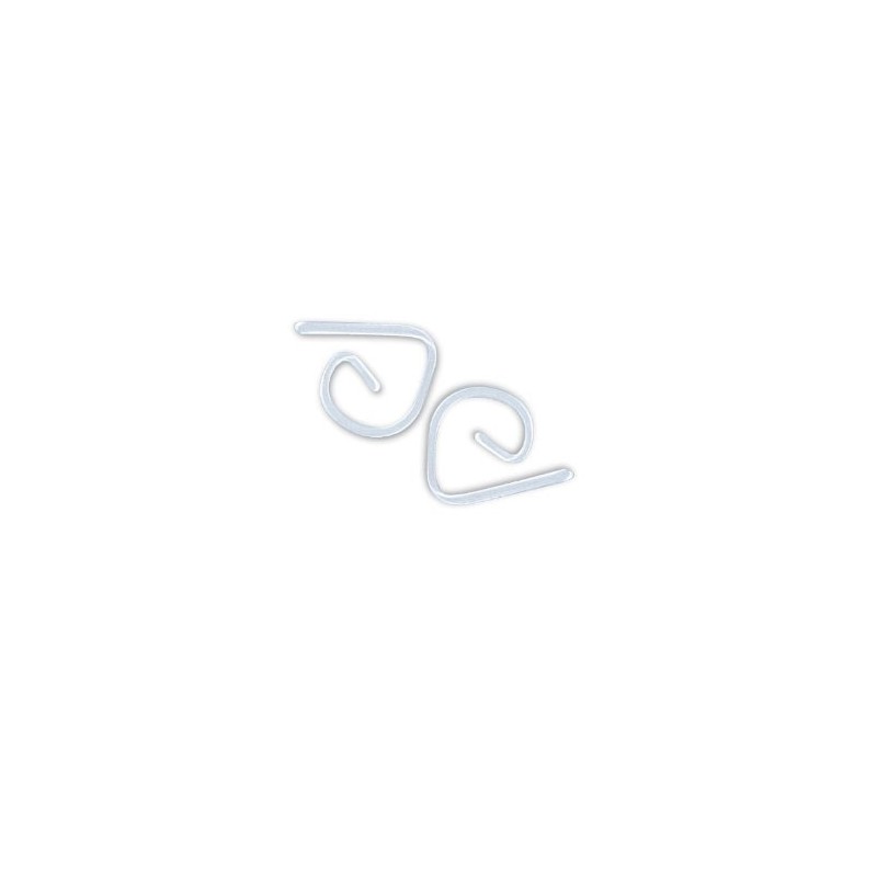 Clear Plastic Table Cover Clips (2"x2") - Pack Of 24,