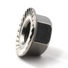 M4 Flange Nut Hex Lock Nuts,304 Stainless Steel (Pack of