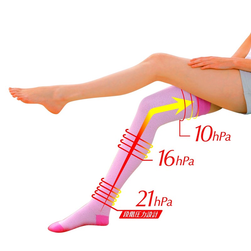 Dreamy Slimwalk Soft and Soft Leg Socks, S-M, Soft Pink,
