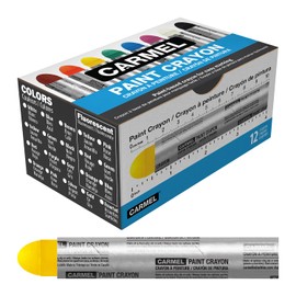 Carmel Paint Crayon, Box of 12 (Yellow)