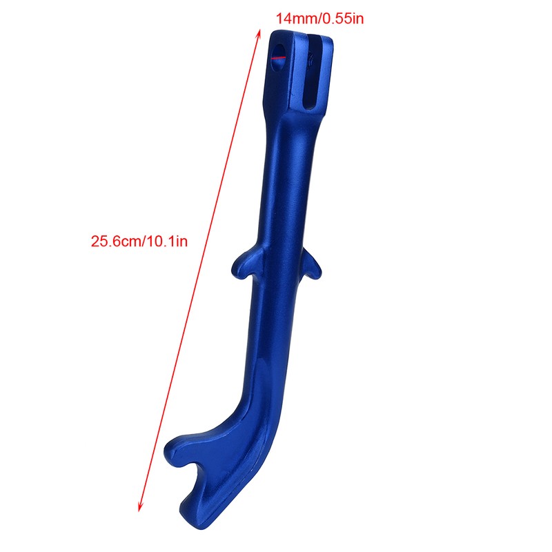 Aluminum alloy Motorcycles Kickstand Motorcycle Scooter Kick Side Support StandBlue