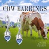 Milk Cow Earrings Stud Earrings 925 Sterling Silver Cow Earrings
