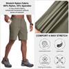 Jessie Kidden Mens Outdoor Casual Expandable Waist Lightweight Water Resistant