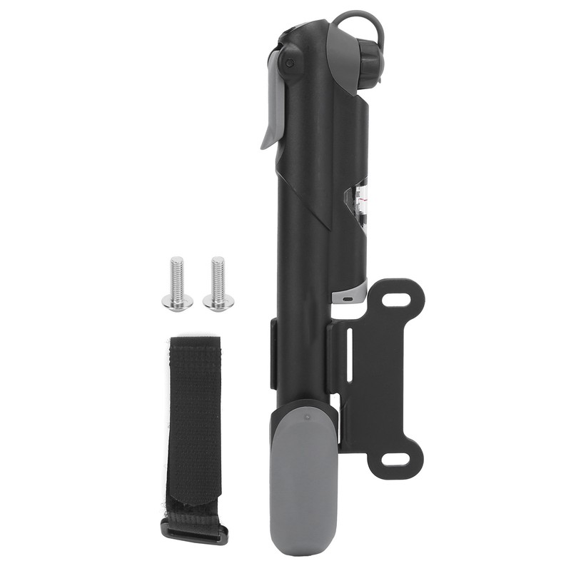 Mini Bike Pump with Pressure Gauge Portable Presta and Schrader