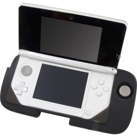 CYBER ・ 拡張スライドパッドシリコンカバー ( 3DS 用) クリアブラック