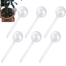 Norhogo Plant Watering Ball, Plastic Water Dispenser for Potted Plants, Automatic Watering Set, Watering Balls, Water Dispenser for Plants, Flowers, Pack of 6