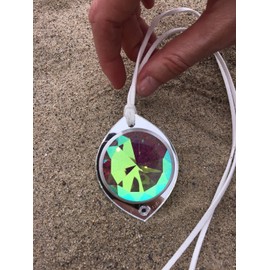 Future Eyes Kaleidoscope Crystal Necklace Monocle, Camera Lens for Photography