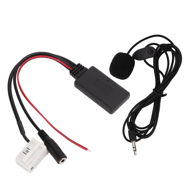 12 Pin AUX Adapter Hands Free Microphone Kit Wireless Bluetooth