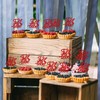 24 piezas de decoración para cupcakes de otoño en el