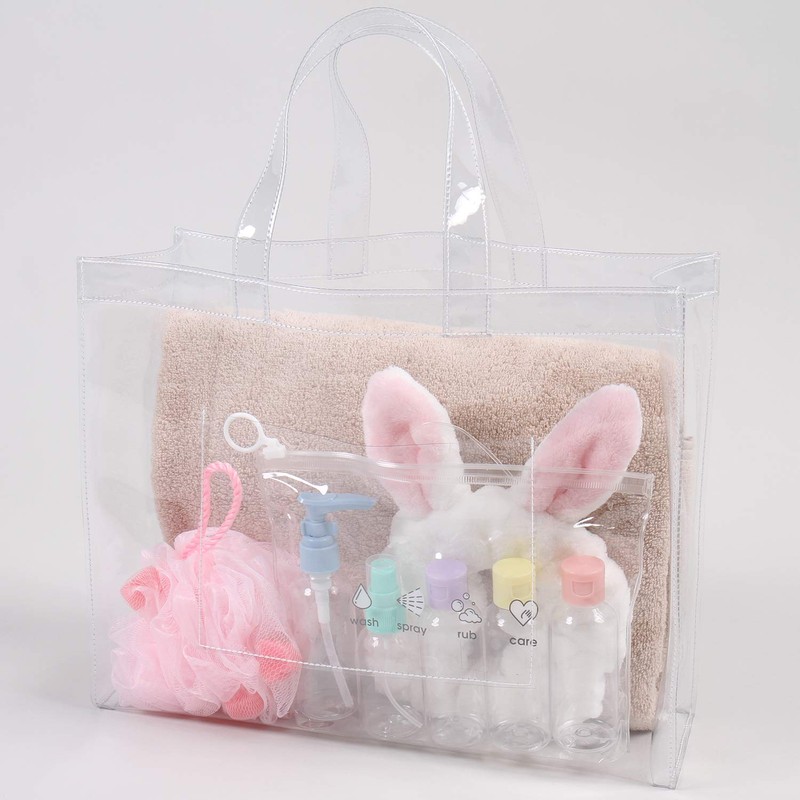 Astro 821-20 Clear Clear Plastic Bag with Pockets for A4