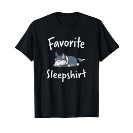 Wolf sleep pajama pajamas nightgown idea T-Shirt