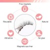 Magnetic Eyelashes with Eyeliner, InBrave 6D Reusable Magnetic False Lashes