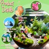 70pcs Mini Tiny Resin Animals for Fairy Garden Decor, Collectible,