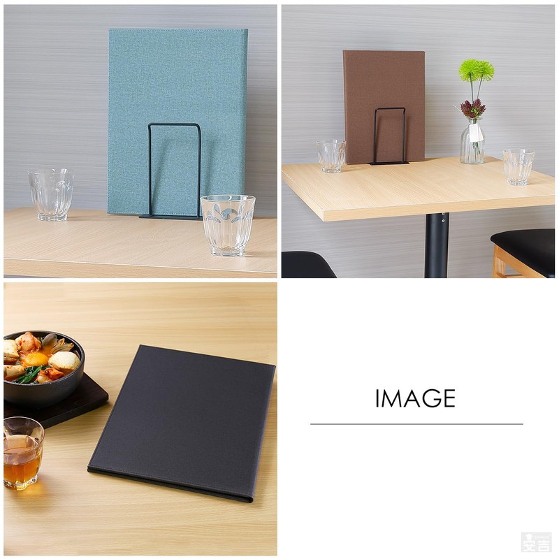 Menu Book Hardcover 12 Pages (6 Sheets 12 Sides) A4