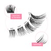 VieVie Lash Clusters 72pcs DIY Eyelash Extension Lashes, 9-16mm Mix
