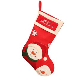 BJ-SHOP Christmas Stocking 45 cm Felt Christmas Stocking Perfect for Fireplace Gift Main Accessory