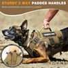 WINSEE Service Dog Vest Harness for Medium Dog, Tactical Working
