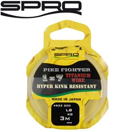 Spro Pike Fighter Titanium Wire 3 m - Titanium Leader for Pike Fishing, Titanium Leader Material for Spinning Leader, Pike Leader, Diameter/Load Capacity: 0.56 mm / 60 lb / 27.3 kg Load Capacity