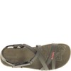 Merrell Women's Sandspur Rose Leather Sandal, Olive, 10 M