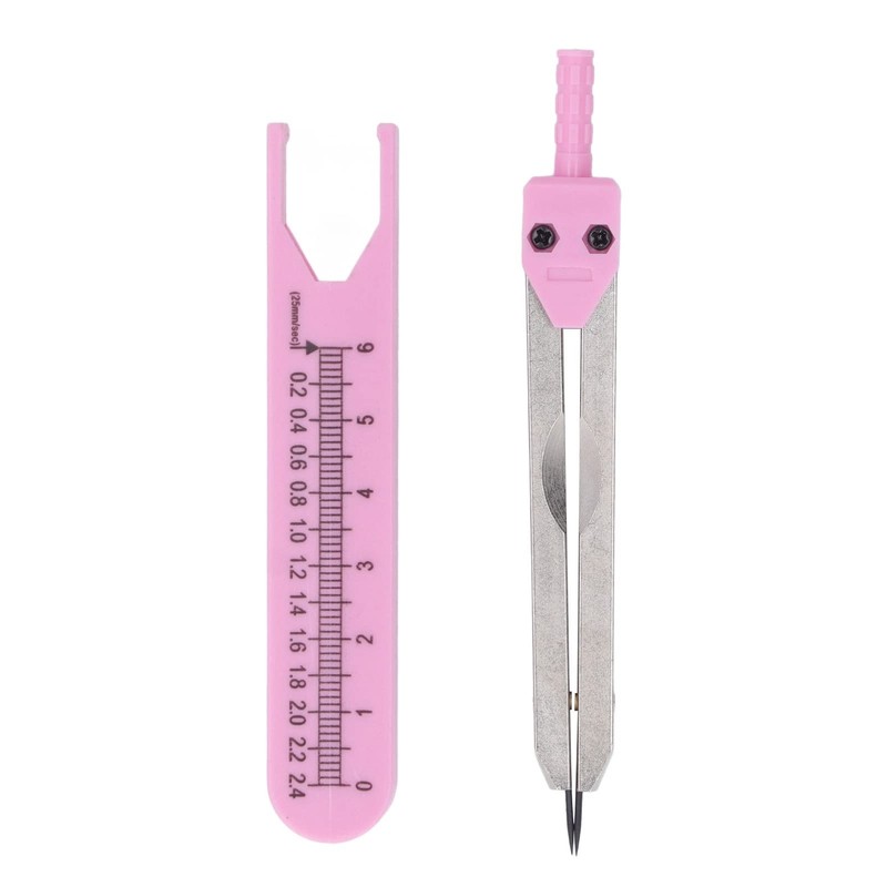 Electrocardiogram Caliper, Clear Scale High Precision ECG Drafting Tool Portable