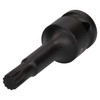 M10 x 78mm Spline Bit Triple Square Impacted Extra Long