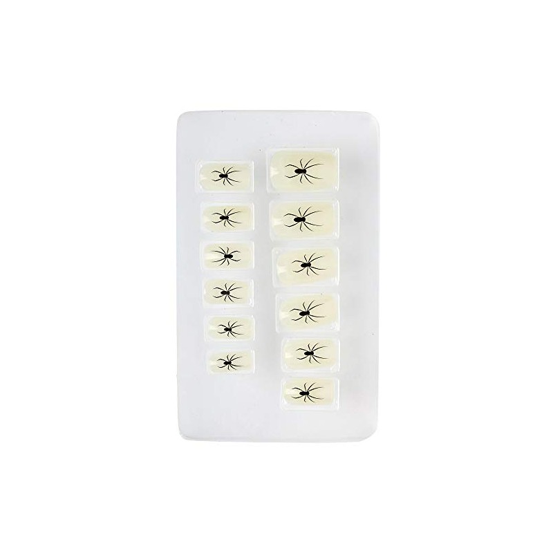 WIDMANN ? Set 12 Nail Glow Spiders Car Womens, vd-wdm05356,