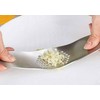 2 Pcs Garlic Rocker Crusher Mincer Press Dishwasher Safe, Stainless