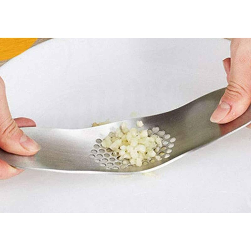 2 Pcs Garlic Rocker Crusher Mincer Press Dishwasher Safe, Stainless