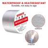 Cinta Impermeable Butilo Glowlin 10m x 10cm Tapa Goteras Plata